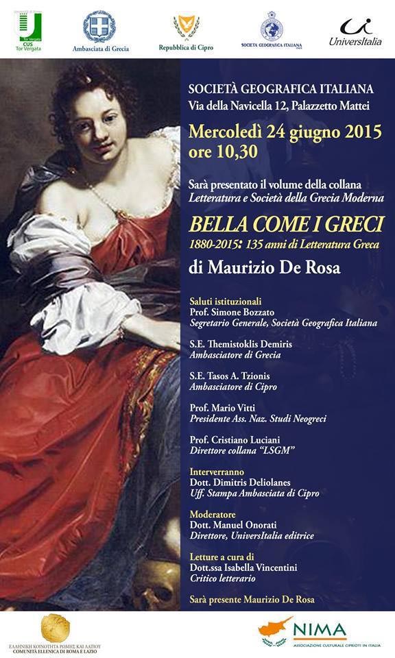 Maurizio De Rosa: Vi racconto 135 anni di letteratura&nbsp;greca