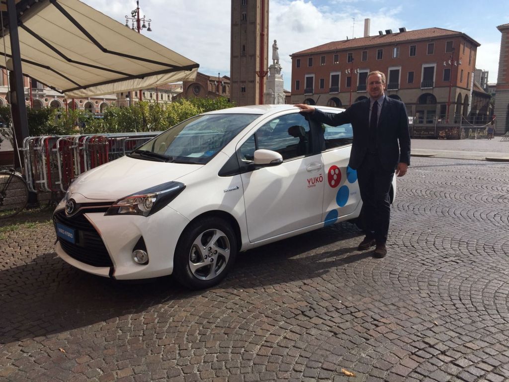 Il primo car sharing Toyota in Italia Hybrid: parte la&nbsp;sperimentazione