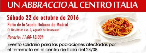 Chi cucinerà a Madrid per le popolazioni colpite dal&nbsp;sisma