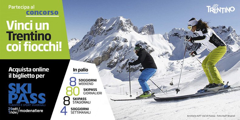 Skipass, la fiera modenese fa 23 e regala una vacanza in&nbsp;Trentino