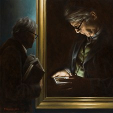 noi-vittorio-sgarbi-olio-su-tela-rocco-normanno-lr