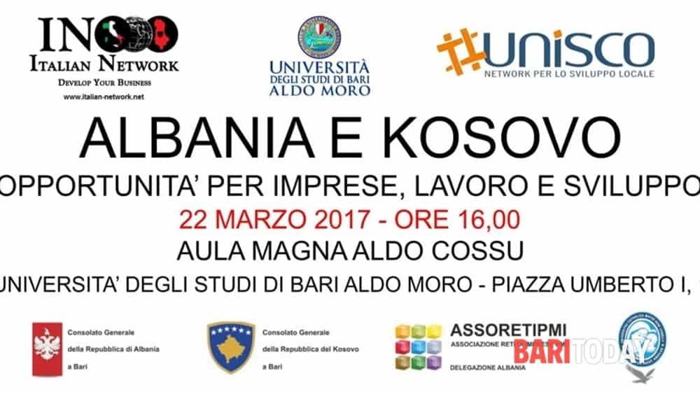 Albania e Kosovo: due economie su cui puntare. Se ne parla a Bari