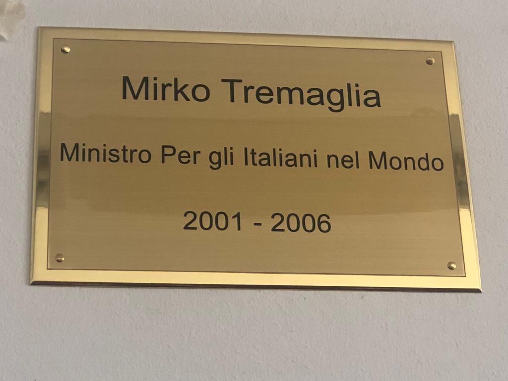Targa per Tremaglia: alla Farnesina omaggio al fondatore del&nbsp;Ctim