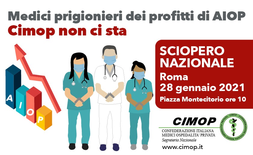 Medici della sanità privata senza contratto: sciopero&nbsp;Cimop