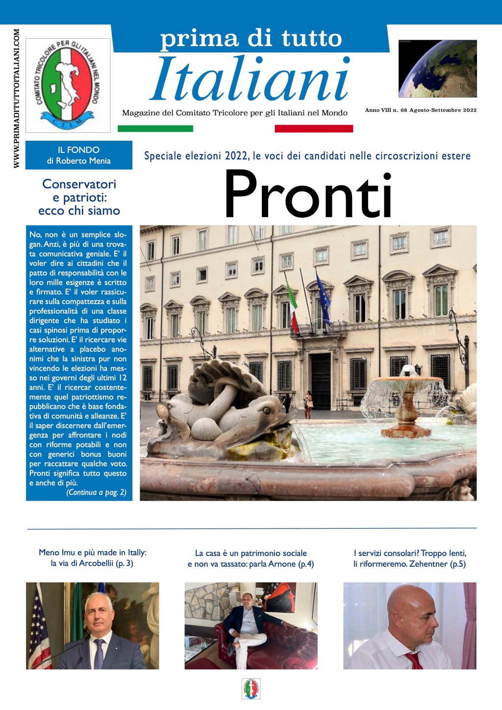 Sul nuovo numero: conservatori e patrioti, siamo&nbsp;pronti