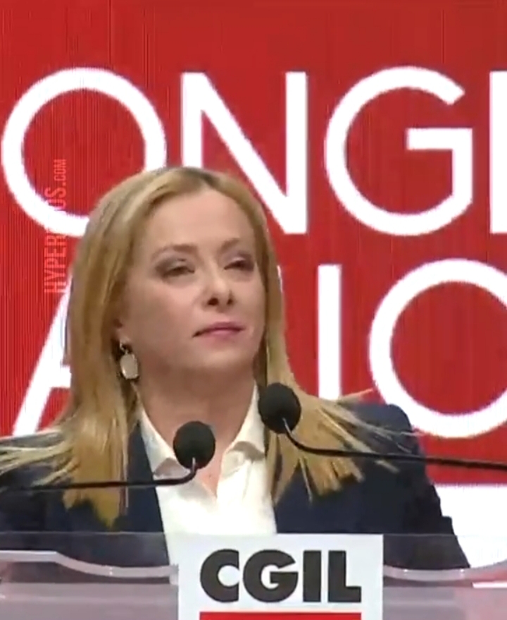 Mozione Meloni (vincente) al congresso della&nbsp;CGIL