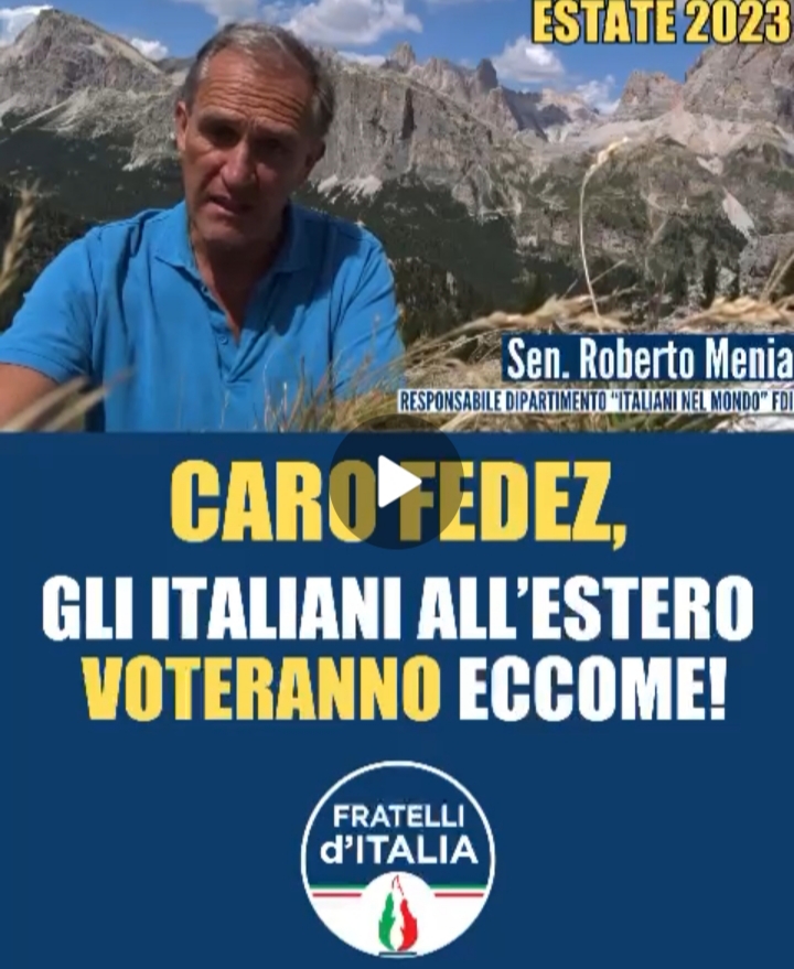 Non è vero che gli italiani all’estero non votano: Fidanza e Menia lo spiegano a Fedez