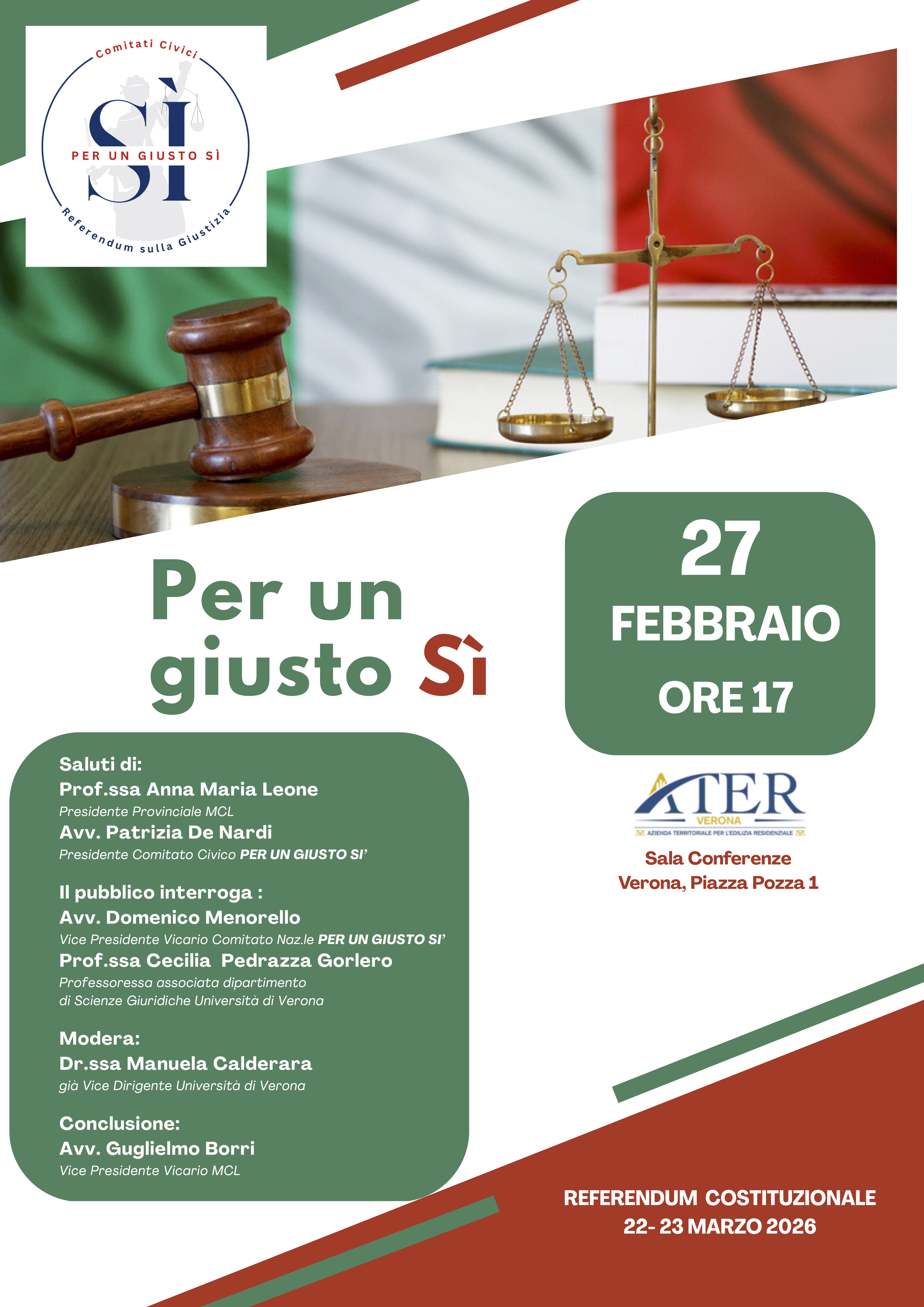 REFERENDUM, ANCHE ENZO BIANCO PER IL SI. MENORELLO (COMITATICIVICI): “LA DIMOSTRAZIONE CHE LA RIFORMA E’ PER IL BENESSERE DI TUTTI”. OGGI EVENTO A VERONA CON LEONE, DE NARDI, PEDRAZZA, BORRI (MCL)e WEBINAR CON ALBERTINI-SACCONI
